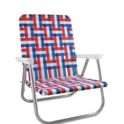 High Back Beach Chair-Old Glory High Back Beach Chair-Old Glory