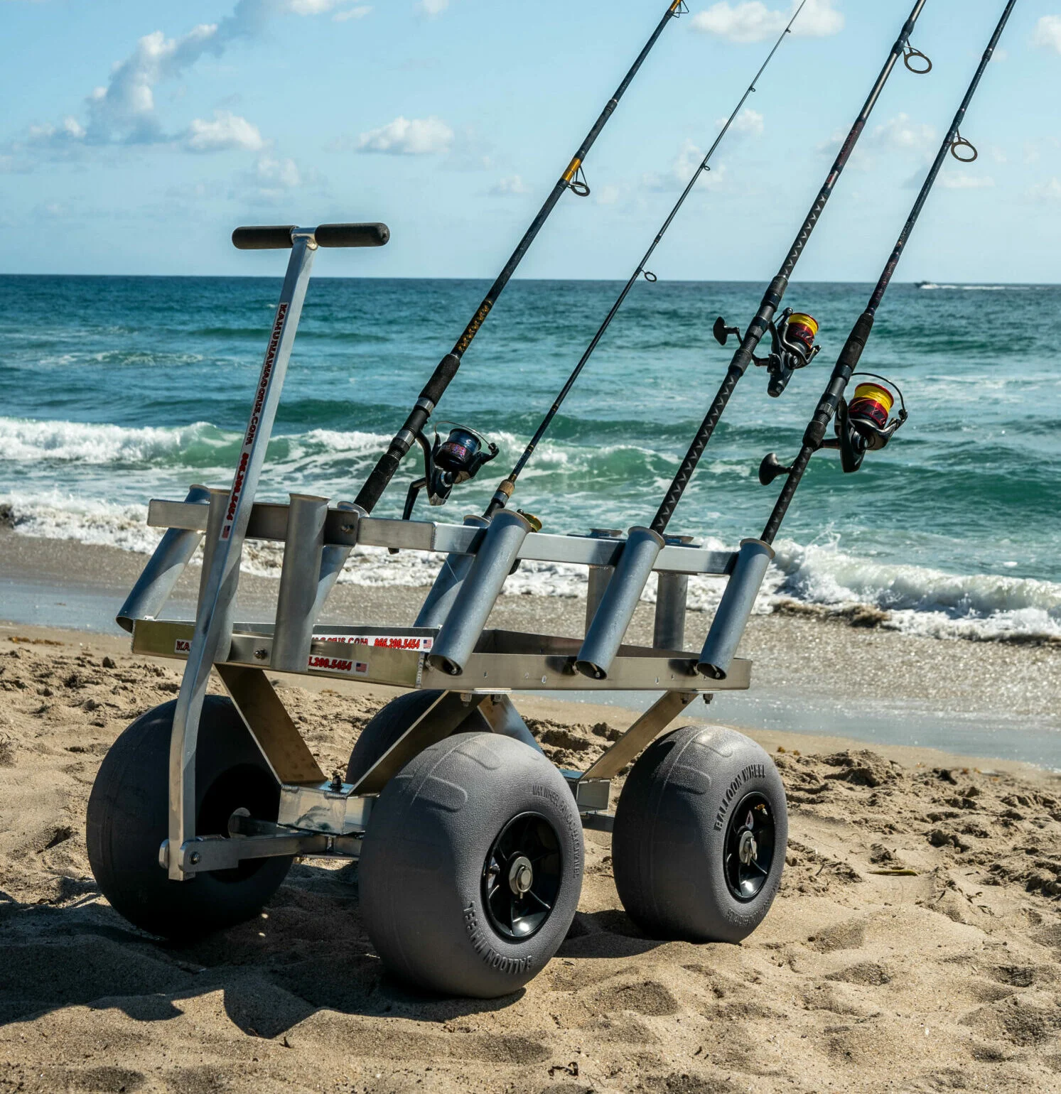  Beach Fishing Cart