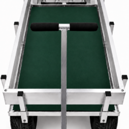 green mat in wagon