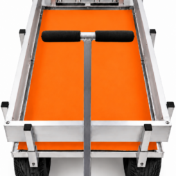 orange mat in wagon