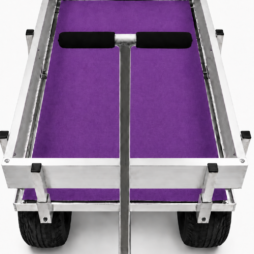 purple mat in wagon