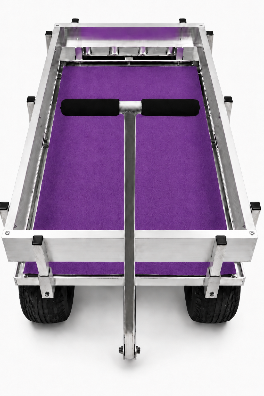 purple mat in wagon