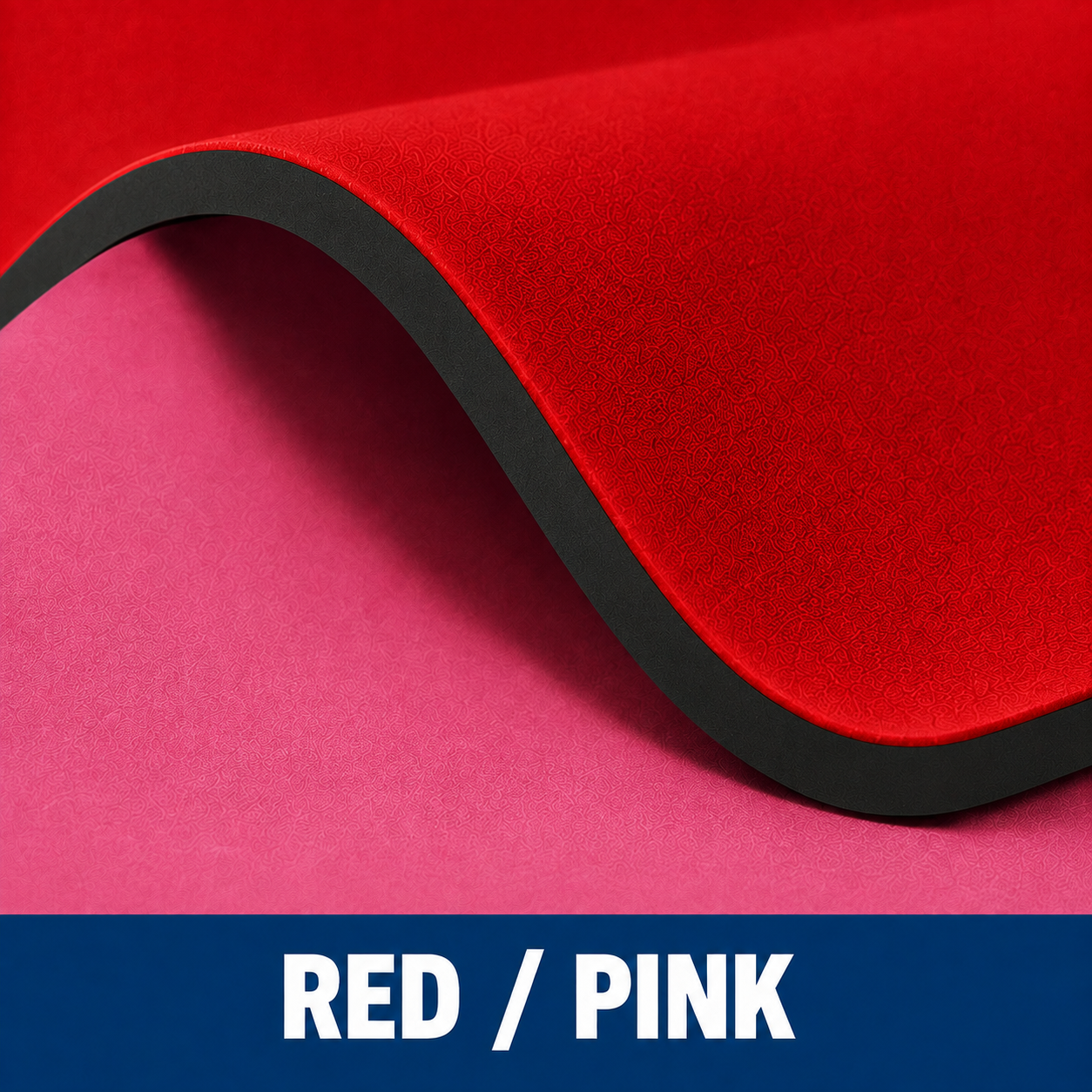 red pink mat sample