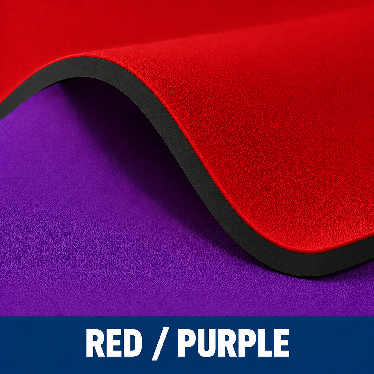red purple mat sample