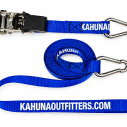 NEW! Stainless Steel Ratchet Straps with Carabiner Clips – Pair